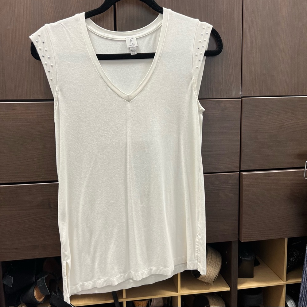 Tristan Stud Pearl Tank